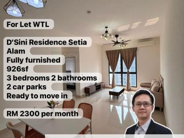 Condominium for rent in Petaling, Alam Impian
