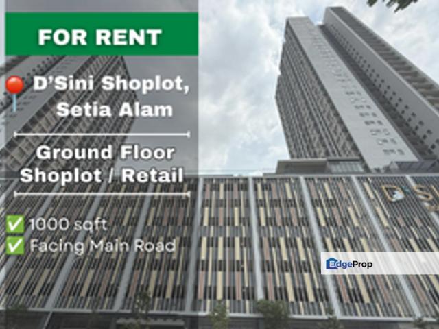 Shop for rent in Petaling, Alam Impian