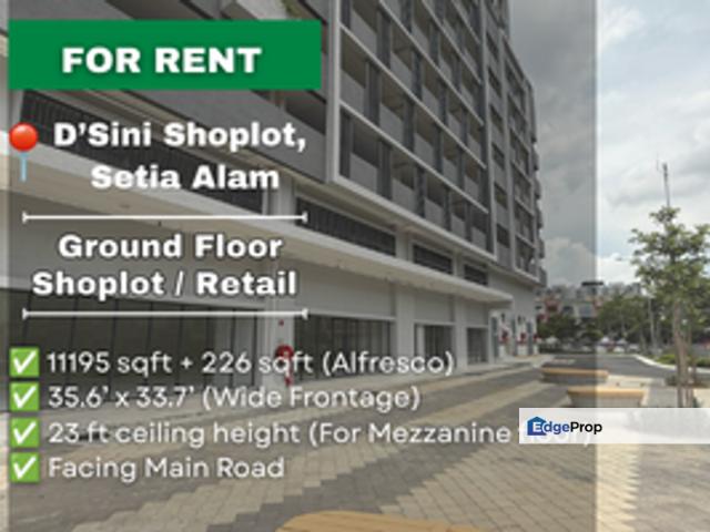 Shop for rent in Petaling, Alam Impian