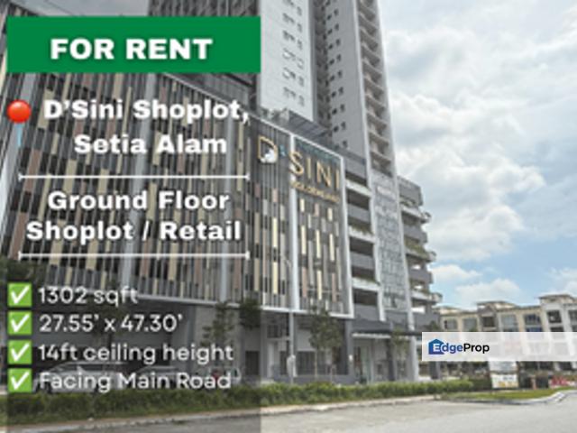 Shop for rent in Petaling, Alam Impian