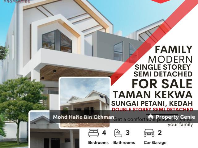 Residential House for sale in Sungai Petani, Kuala Muda