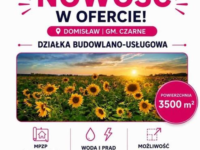 Grunt na sprzedaż w Czarne, Pomorskie