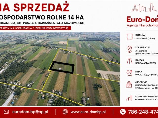 Grunt na sprzedaż w Czerwoniak, Puszcza Mariańska