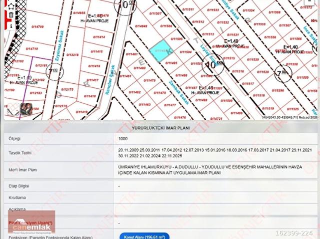 Ümraniye, İstanbul içerisinde satılık Arsa