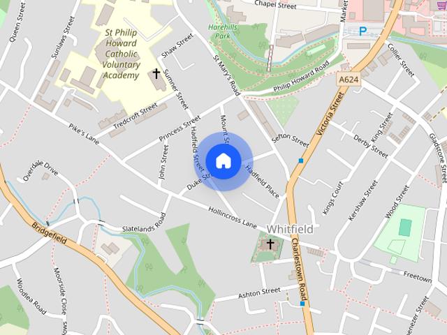 House for rent in Whitfield, Charlesworth