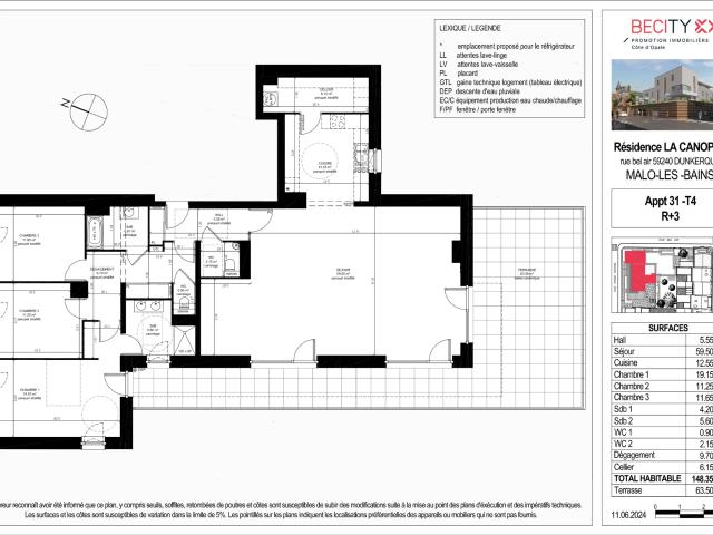 Appartement vente à Dunkerque