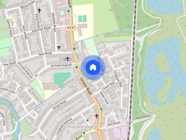 House for rent in Hackbridge, Greater London