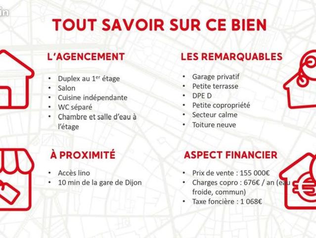 Appartement vente à Dijon, Plombières-lès-dijon