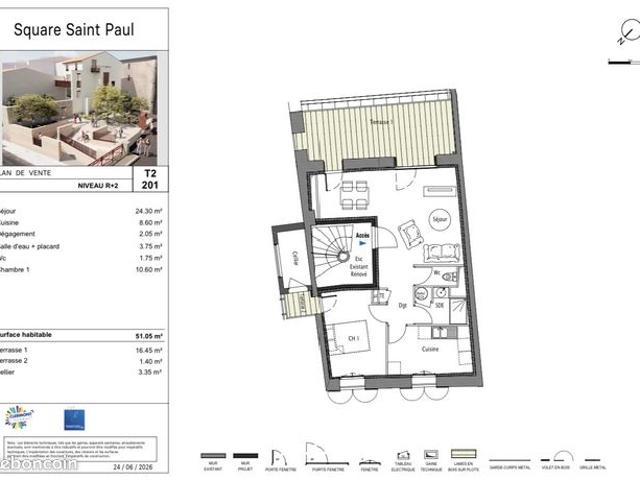 Appartement vente à Lodève, Clermont-l'hérault