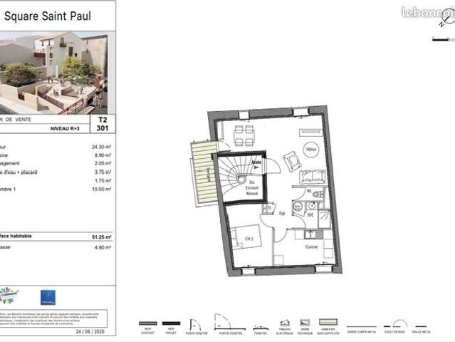 Appartement vente à Lodève, Clermont-l'hérault