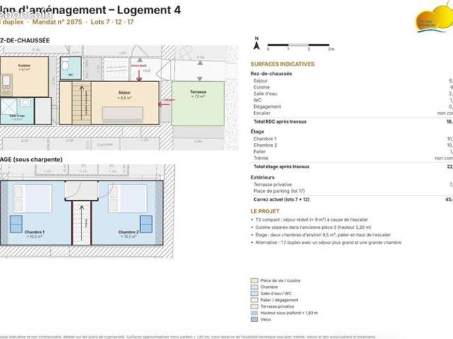 Appartement vente à Auxonne, Côte-d'Or
