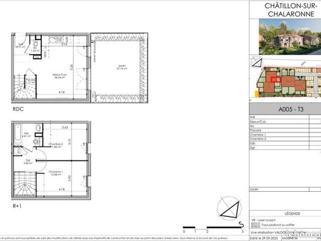Appartement vente à Bourg-en-Bresse, Châtillon-sur-chalaronne