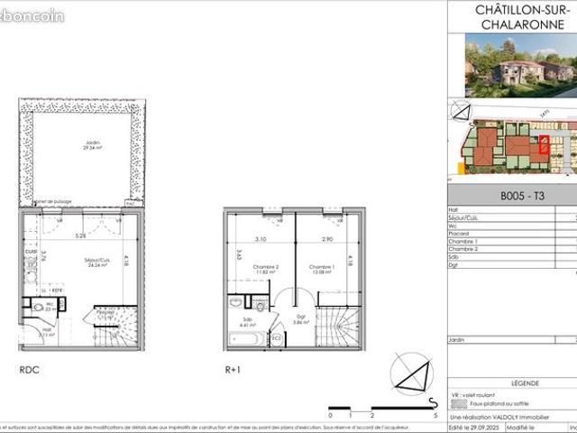 Appartement vente à Bourg-en-Bresse, Châtillon-sur-chalaronne