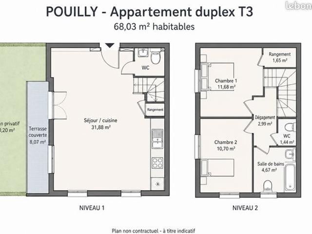 Appartement vente à Pouilly, Oise