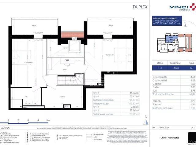 Duplex vente à Montreuil-sur-Mer, Cucq