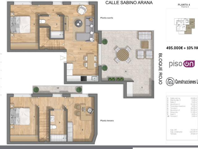 Dúplex en venta en Ixer, Amorebieta-etxano