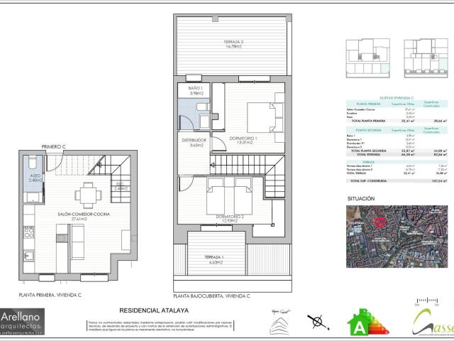 Dúplex en venta en Los Ángeles, Ciudad Real
