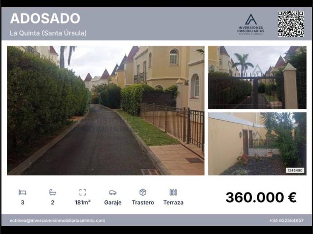Dúplex en venta en Santa Úrsula, Canarias