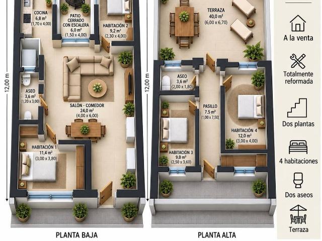 Dúplex en venta en Cartagena Casco, Cartagena