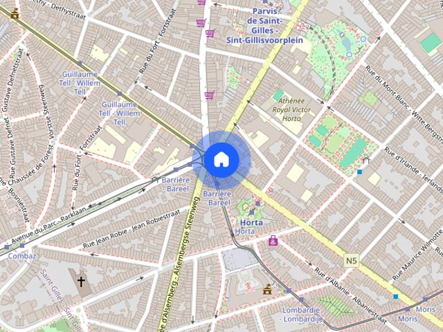 Maison location à Saint-gilles, Bruxelles
