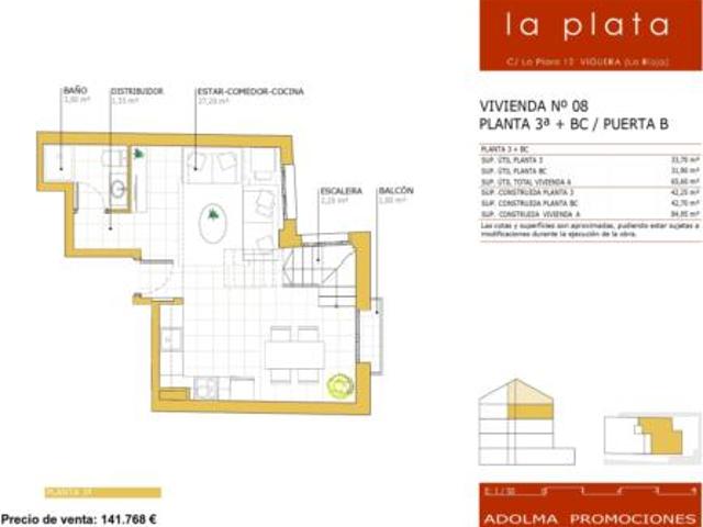 Dúplex en venta en Viguera, La Rioja