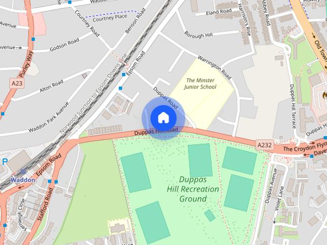 Apartment for rent in London Borough of Croydon, Waddon