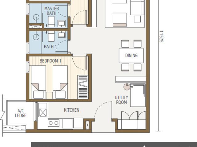 Serviced Residence for rent in Country Heights Damansara, Kuala Lumpur
