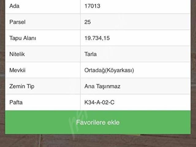 Kocasinan, Kayseri içerisinde satılık Arsa