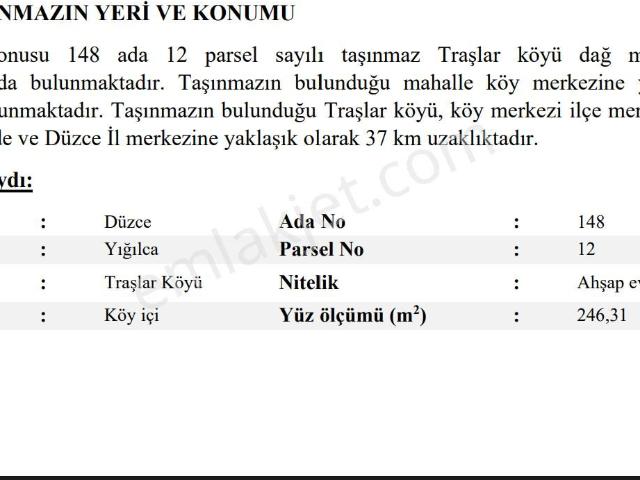 Yiğilca, Düzce içerisinde satılık Villa