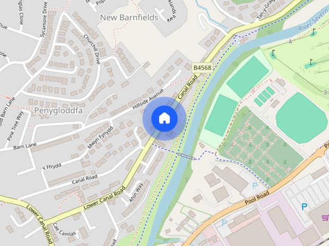 House for rent in New Barnfields, Newtown