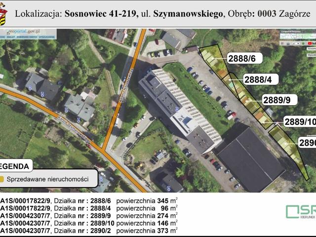 Grunt na sprzedaż w Sosnowiec, Śląskie