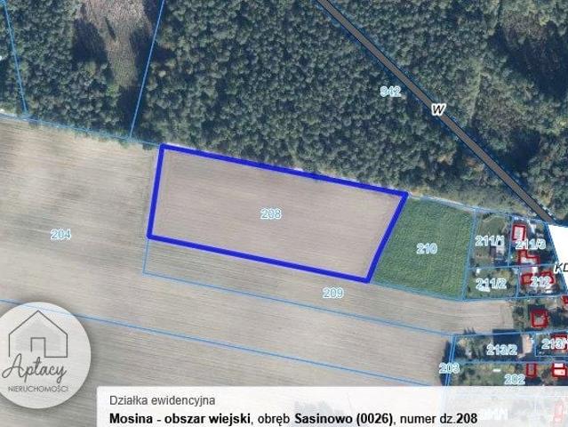 Grunt na sprzedaż w Sasinowo, Wielkopolskie