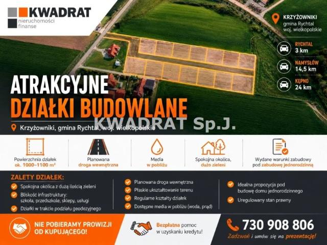 Grunt na sprzedaż w Krzyżowniki, Wielkopolskie