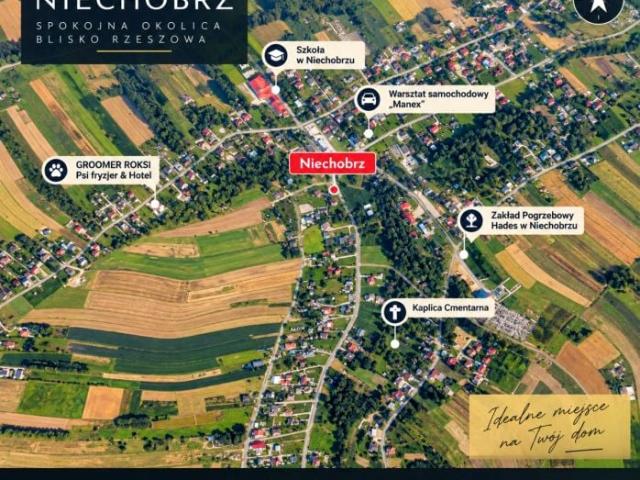 Grunt na sprzedaż w Niechobrz, powiat rzeszowski
