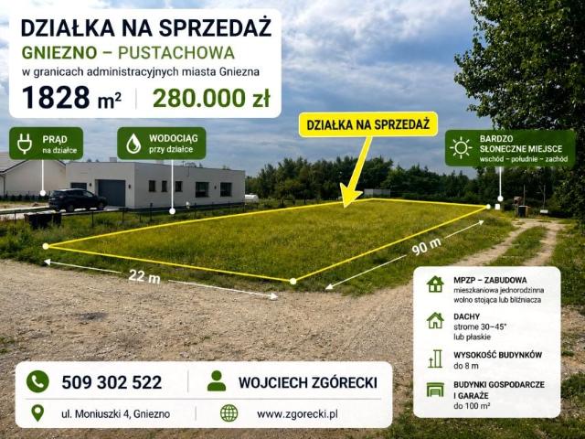 Grunt na sprzedaż w Gniezno, powiat gnieźnieński
