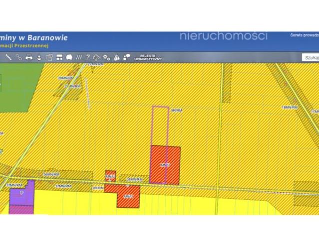 Grunt na sprzedaż w Baranów, Wielkopolskie