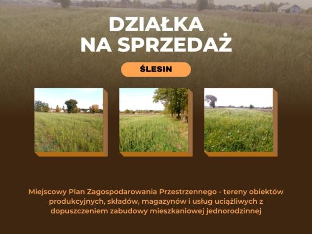 Grunt na sprzedaż w Ślesin, Wielkopolskie