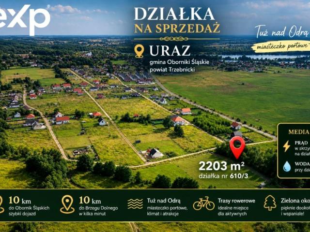 Grunt na sprzedaż w Uraz, powiat trzebnicki