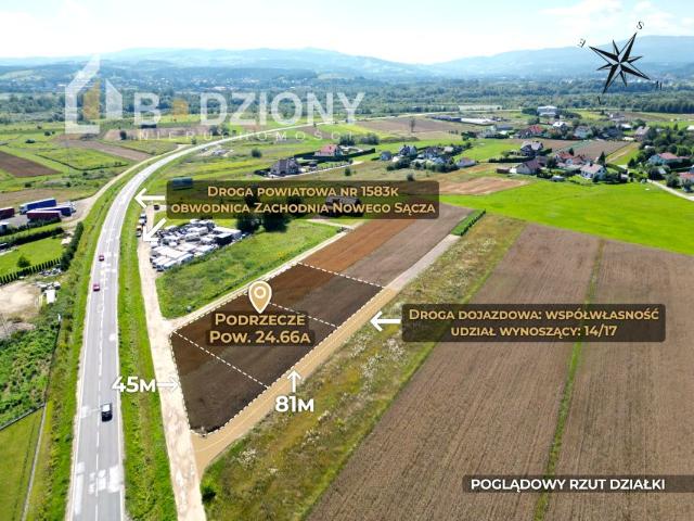 Grunt na sprzedaż w Podrzecze, Małopolskie
