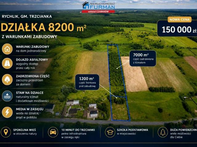 Grunt na sprzedaż w Rychlik, Wielkopolskie