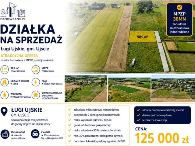 Grunt na sprzedaż w Ługi Ujskie, Wielkopolskie