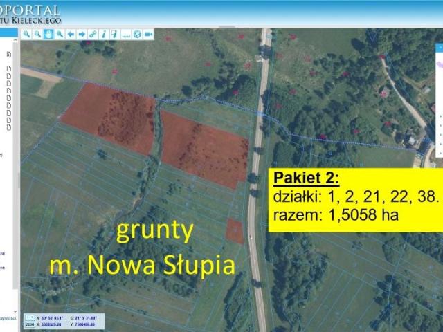 Grunt na sprzedaż w Nowa Słupia, Świętokrzyskie