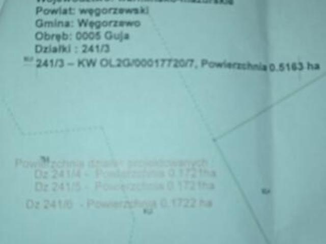Grunt na sprzedaż w Węgorzewo, Warmińsko-mazurskie