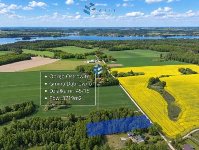Grunt na sprzedaż w Dąbrówno, powiat ostródzki