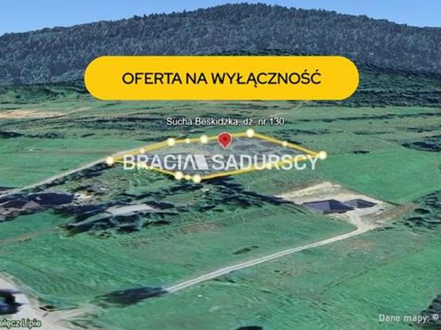 Grunt na sprzedaż w Sucha Beskidzka, powiat suski