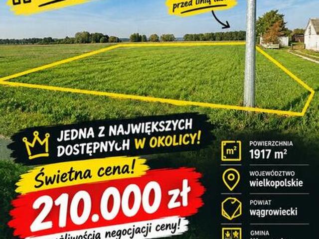 Grunt na sprzedaż w Wągrowiec, powiat wągrowiecki