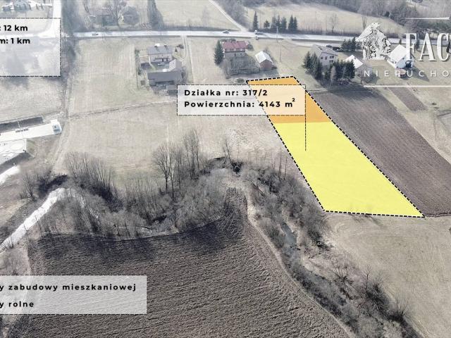 Grunt na sprzedaż w Łużna, Małopolskie