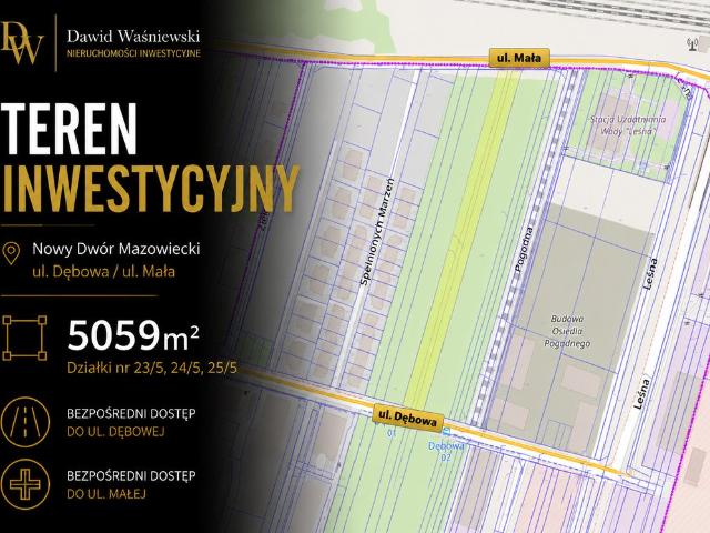 Grunt na sprzedaż w Nowy Dwór Mazowiecki, Mazowieckie