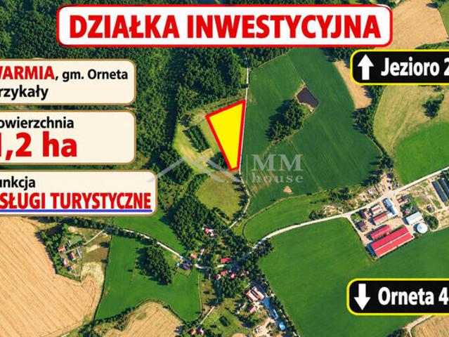 Grunt na sprzedaż w Orneta, powiat lidzbarski