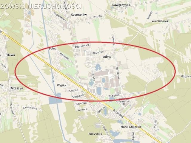 Grunt na sprzedaż w Łubna, Mazowieckie